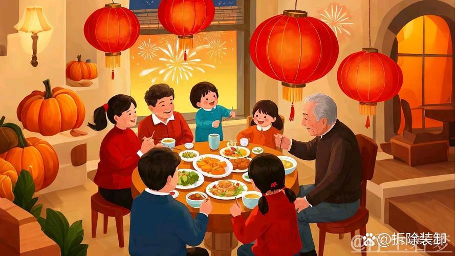 喜迎新春欢聚时 万家团圆庆佳节